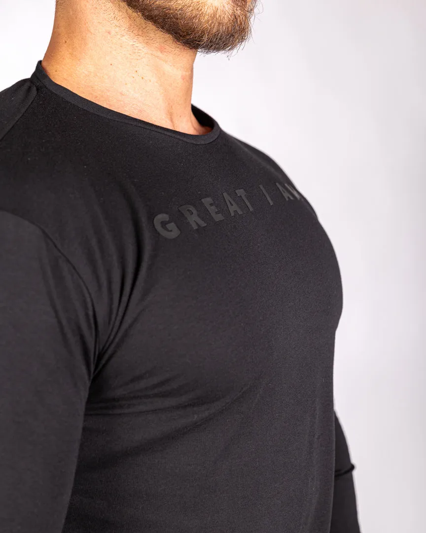 Great I Am Jersey de manga larga para el hombre