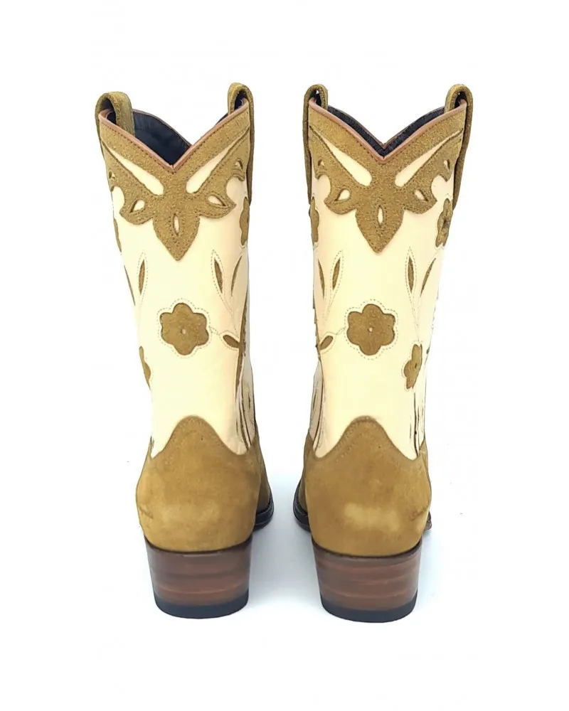 SENDRA - Botas Gene en Serraje Combinada Modelo 4652